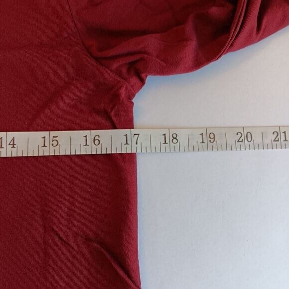 Lot of 5 Wild Fable Size S Burgundy Long Sleeve Cropped T-Shirts - Picture 6 of 8